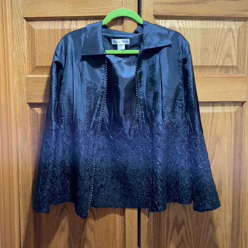 Black large cardigan